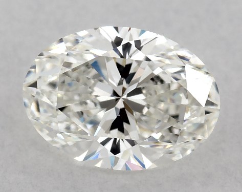 GIA 1.00 Carat H-VS1 Oval Cut Diamond