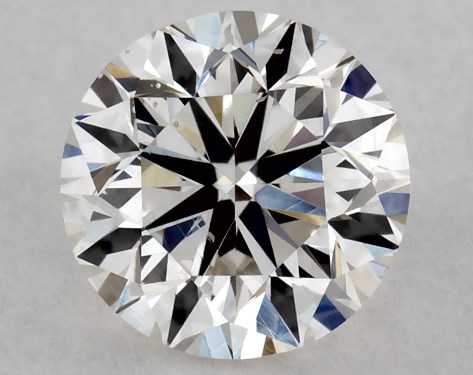 GIA 0.50 Carat J-SI1 Very Good Cut Round Diamond