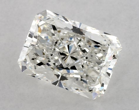 GIA 1.01 Carat H-VVS2 Ideal Cut Radiant Diamond