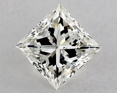 GIA 2.00 Carat I-SI2 Very Good Cut Princess Diamond