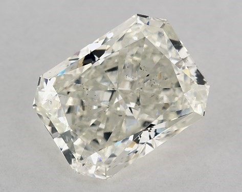GIA 2.00 Carat K-SI2 Ideal Cut Radiant Diamond