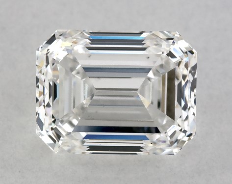GIA 1.00 Carat E-VS2 Very Good Cut Emerald Diamond