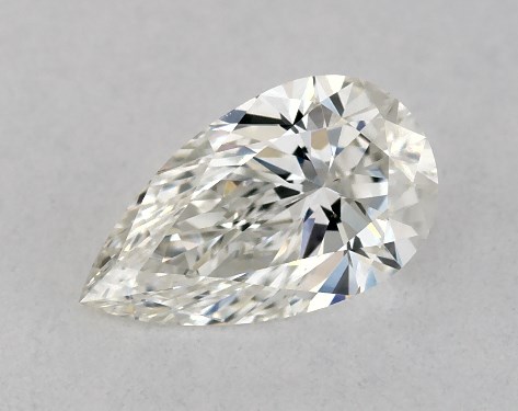 GIA 0.30 Carat H-VS2 Ideal Cut Pear Diamond