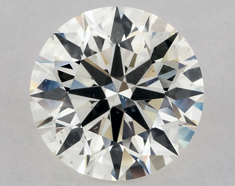1.37 carat round diamond, I SI1
