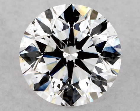 GIA 1.00 Carat F-SI2 Excellent Cut Round Diamond