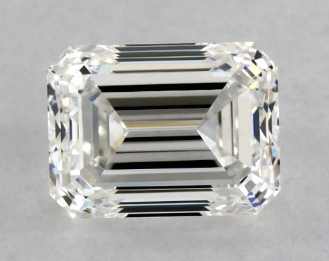 GIA 1.01 Carat H-VS1 Emerald Cut Diamond