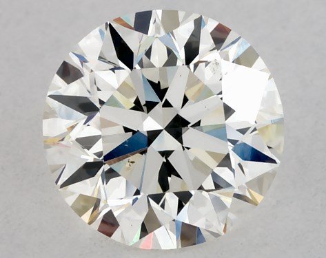 GIA 0.80 Carat H-SI1 Excellent Cut Round Diamond