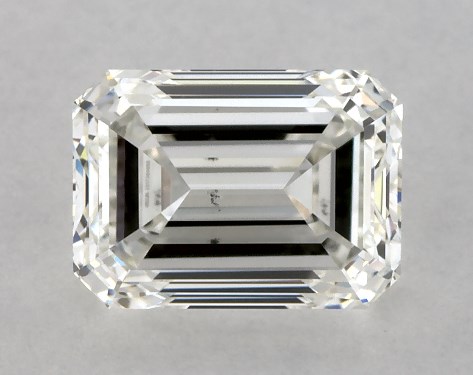 GIA 1.00 Carat H-VS2 Emerald Cut Diamond