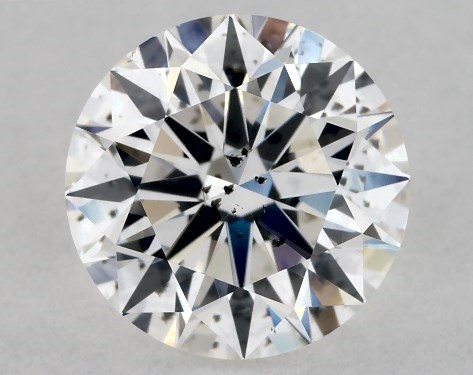 GIA 1.00 Carat G-SI2 Excellent Cut Round Diamond