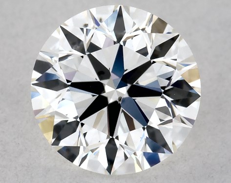 GIA 0.80 Carat H-SI1 Excellent Cut Round Diamond