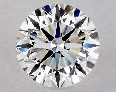 GIA 1.00 Carat H-VS1 Very Good Cut Round Diamond