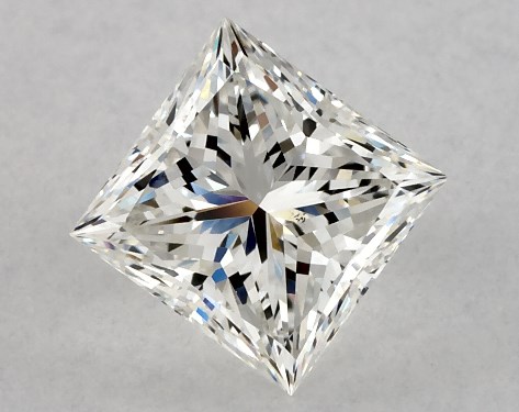 GIA 1.01 Carat H-VS2 Very Good Cut Princess Diamond