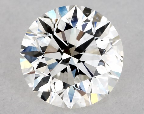 GIA 0.80 Carat H-SI1 Excellent Cut Round Diamond