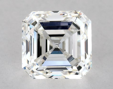 GIA 1.00 Carat H-VS2 Asscher Cut Diamond