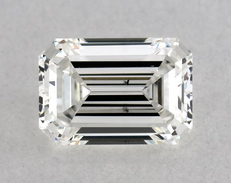 GIA 0.30 Carat G-SI1 Good Cut Emerald Diamond