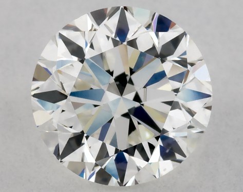 GIA 1.00 Carat H-VS2 Very Good Cut Round Diamond