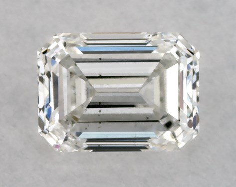 GIA 0.30 Carat G-SI1 Good Cut Emerald Diamond