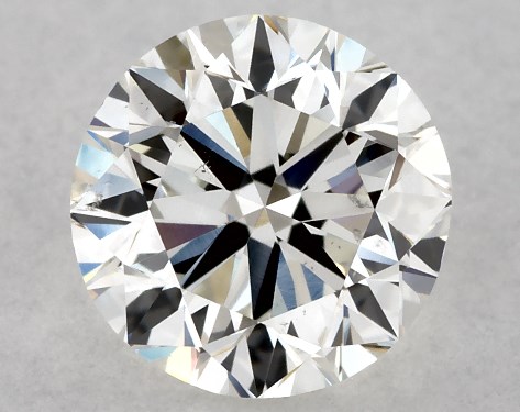 GIA 0.80 Carat H-SI1 Very Good Cut Round Diamond