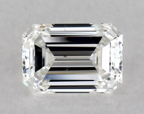 GIA 0.30 Carat G-SI1 Good Cut Emerald Diamond