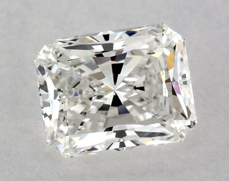 GIA 1.00 Carat H-VVS1 Ideal Cut Radiant Diamond