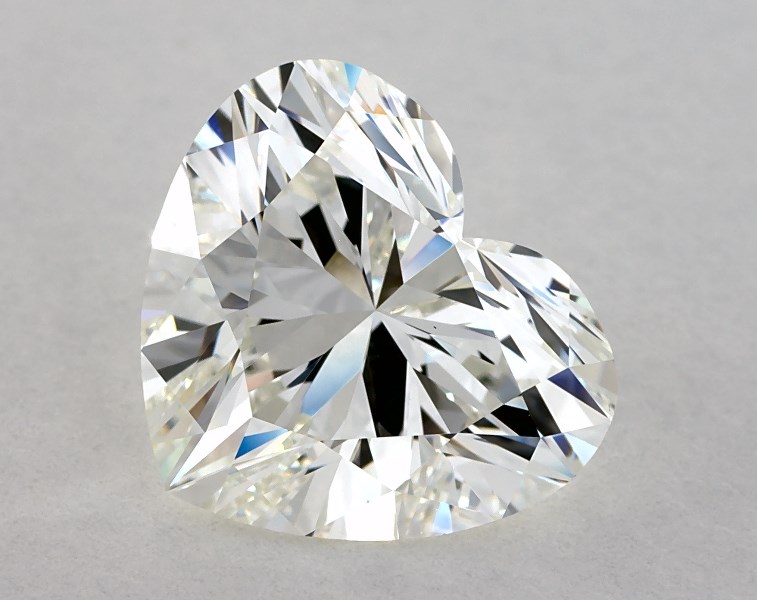 3.58 carat heart diamond, H VS1