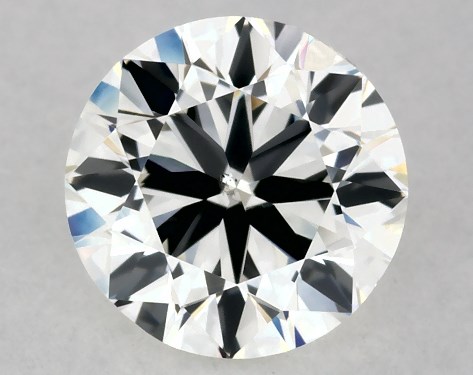 GIA 1.00 Carat I-VS2 Very Good Cut Round Diamond