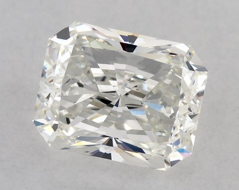 GIA 1.00 Carat H-VS2 Ideal Cut Radiant Diamond
