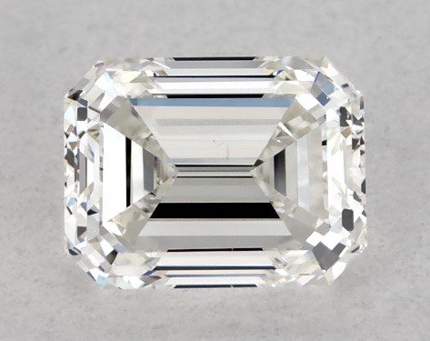 GIA 0.30 Carat I-SI1 Good Cut Emerald Diamond