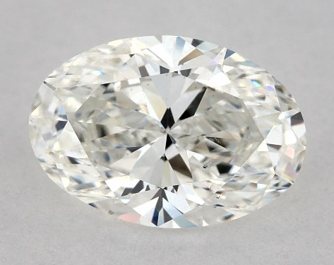 GIA 1.00 Carat H-VS2 Oval Cut Diamond