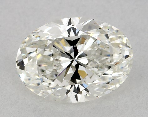 GIA 1.00 Carat H-VS2 Oval Cut Diamond