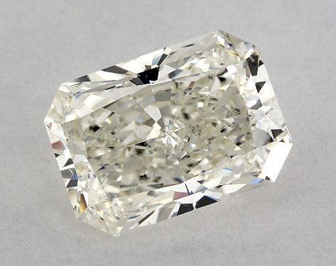 GIA 4.00 Carat I-SI2 Ideal Cut Radiant Diamond