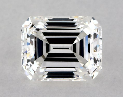 GIA 1.00 Carat D-VS1 Very Good Cut Emerald Diamond