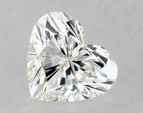 GIA 1.00 Carat G-VS1 Ideal Cut Heart Diamond