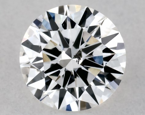 GIA 0.30 Carat F-SI2 Very Good Cut Round Diamond