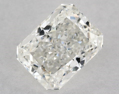 GIA 0.26 Carat H-VVS1 Ideal Cut Radiant Diamond
