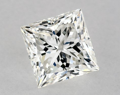 GIA 1.01 Carat H-VVS1 Ideal Cut Princess Diamond