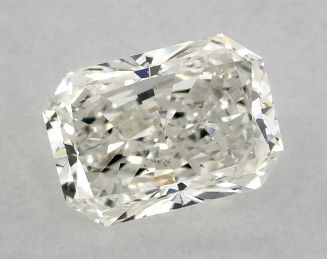 GIA 1.00 Carat J-SI2 Ideal Cut Radiant Diamond