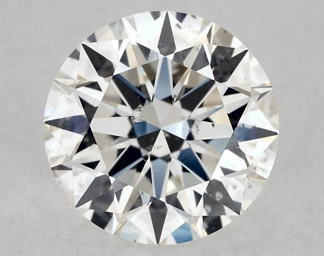 GIA 1.00 Carat H-SI2 Very Good Cut Round Diamond