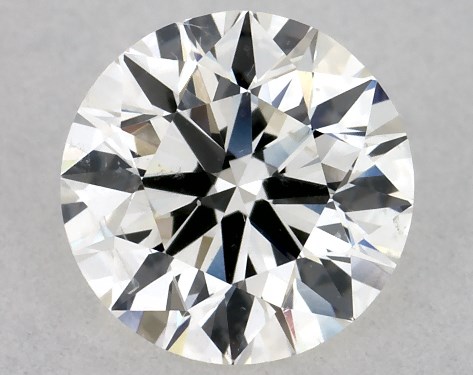 GIA 1.00 Carat H-SI2 Very Good Cut Round Diamond