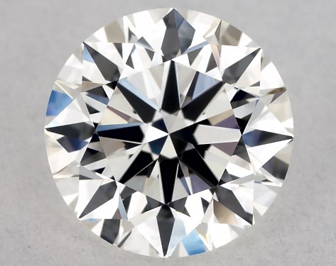 GIA 1.01 Carat H-VS1 Excellent Cut Round Diamond