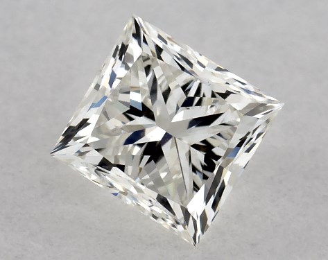 GIA 0.50 Carat J-SI1 Princess Cut Diamond