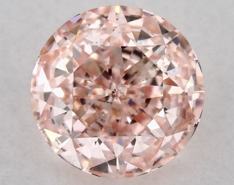 IGI 0.52 Carat Fancy Pink-VS1 Round Cut Lab-Grown Diamond
