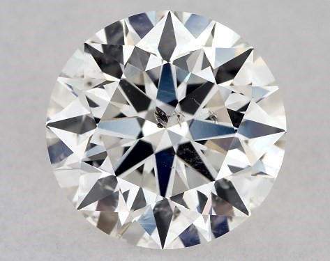 GIA 1.00 Carat H-SI2 Very Good Cut Round Diamond