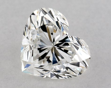GIA 1.01 Carat H-VS1 Ideal Cut Heart Diamond