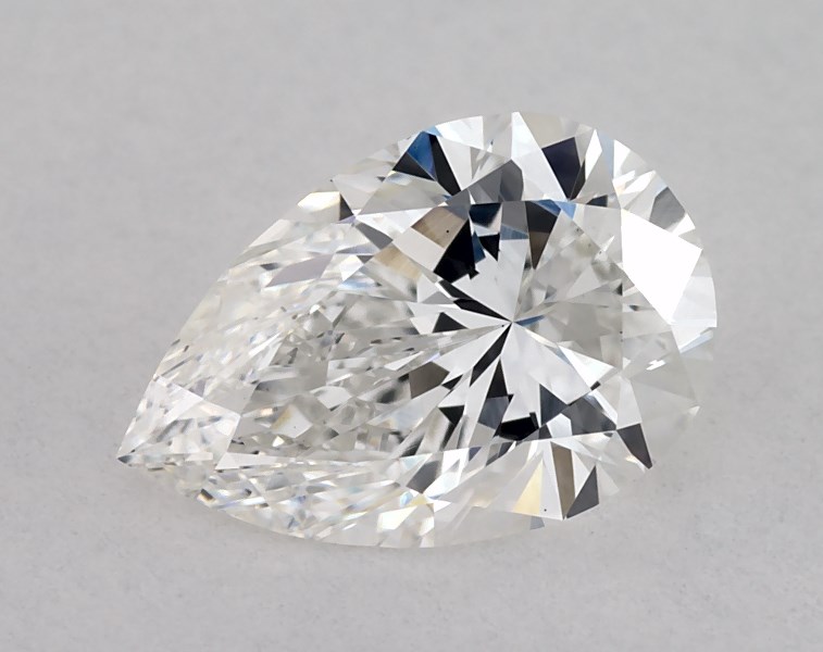 0.74 carat pear diamond, F VS1