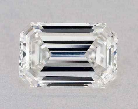 GIA 0.39 Carat F-SI2 Good Cut Emerald Diamond