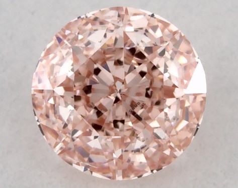 IGI 0.50 Carat Fancy Intense Pink-VS2 Round Cut Lab-Grown Diamond