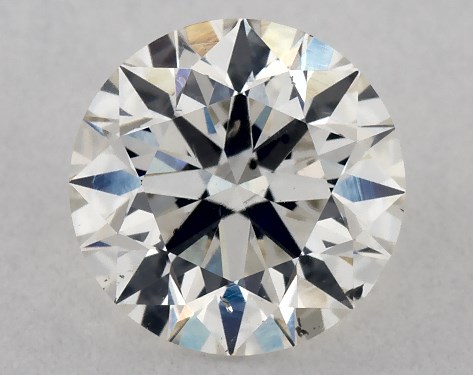 GIA 1.01 Carat H-SI1 Very Good Cut Round Diamond