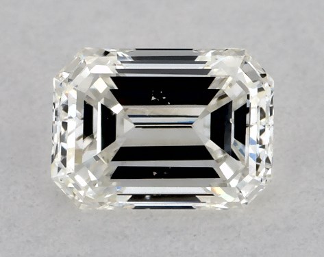 GIA 0.30 Carat I-SI1 Good Cut Emerald Diamond