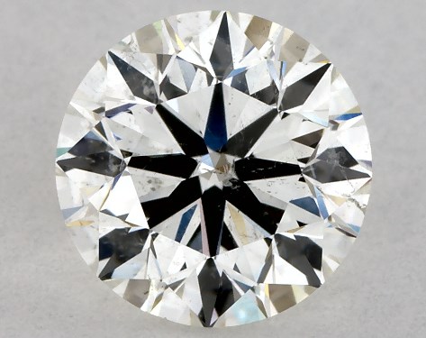 GIA 1.01 Carat H-SI2 Very Good Cut Round Diamond